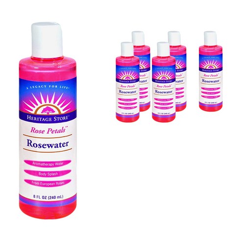헤리티지스토어 로즈 페탈 워터, 240ml, 6개