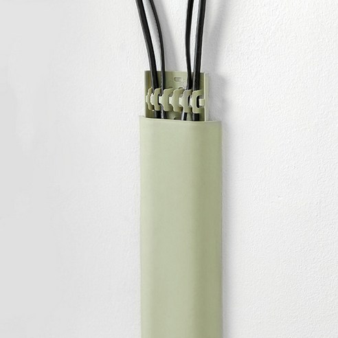 톡톡창고 광폭 8.5cm 와이드 조각 쫄대 케이블 몰딩 정리 전선 정리 선정리 배선, 그린, 1개