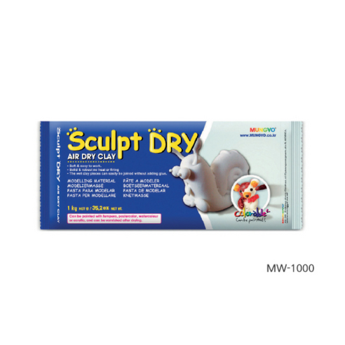 문교 스컬트드라이/Sculpt Dry/ 1kg 백색 폴리머클레이