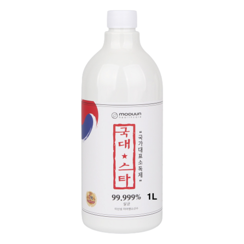국대스타 살균소독제 리필용, 1L, 4개