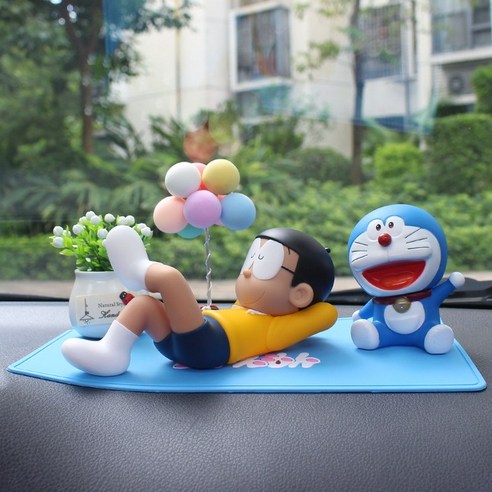 개성 잠자다 카우보이 장식품 고백 풍선 차 안 장식차 적재 제어대 인형 취급녀, 1 건, 대웅 좌소딩당 마카구 백과남색 매트리스 스티커