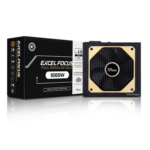 에너지옵티머스 EXCEL FOCUS 1000W 80PLUS GOLD 풀모듈러 ATX 3.0