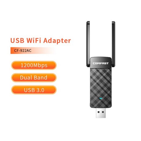 휴대용 와이파이 에그 포켓와이파이 Comfast USB 어댑터 듀얼 밴드 수신기 AC 동글 네트워크 카드 24GHz 5GHz 150Mbps1800Mbps, 1.CFWU810N 150Mbps