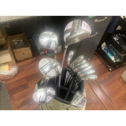 중고 야마하 페미나 23 여성용 풀세트 (12PCS+캐디백 보스턴백