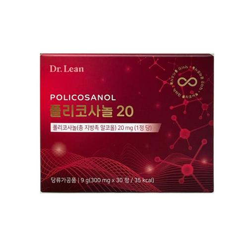 [공식] 닥터린 폴리코사놀20 [폴리코사놀(총 지방족 알코올) 20mg (1정당)], 1개, 30정