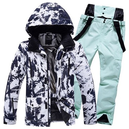 장비 숏 인라인 스키Ski Suit Men Skiing Jackets Winter Warm Windproof Waterproof Outdoor Sport Snow, 07 Style 07_04 XXL