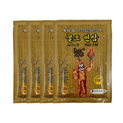 골드 인삼 건강 패드, 4개, 25매입