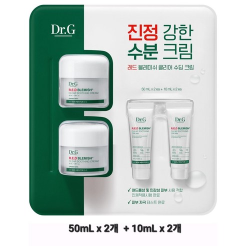 닥터지 레드 블레미쉬 시카 수딩 크림, 100ml, 1개