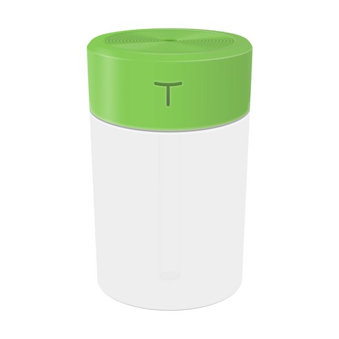 decdeal 360ml USB 음소거 가습기 크리 에이 티브 휴대용 미니 통합 데스크탑, 그린