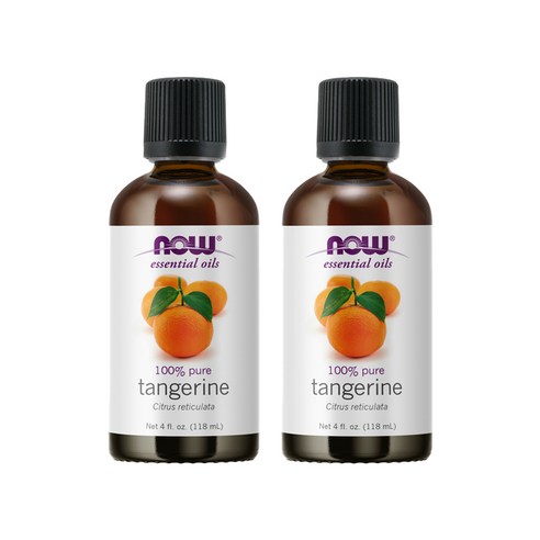 나우푸드 에센셜 오일 자몽, 100% Pure Certified Tangerine, 2개