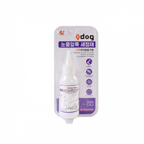 9dog 눈물얼룩 세정제 100ml, 1, 1