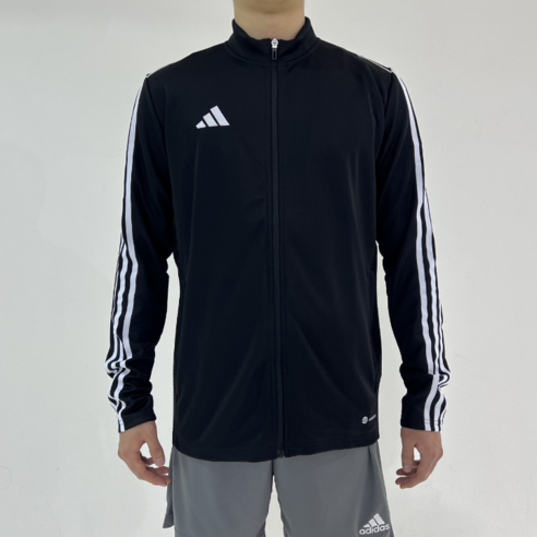 아디다스 TRTJ 블랙 저지 삼선 트레이닝 운동 긴팔 자켓 기능성 남성 여성