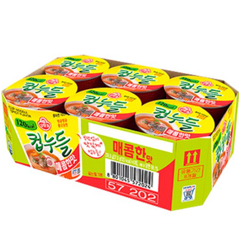농심 안성탕면 컵 66g 6개 세트 토마토컵라면 10 오뚜기 컵누들 매콤한맛, 6개