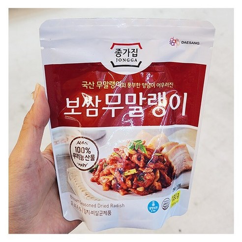 종가집 보쌈무말랭이 120g, 5개