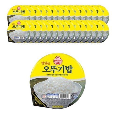 맛있는 오뚜기밥, 210g, 30개