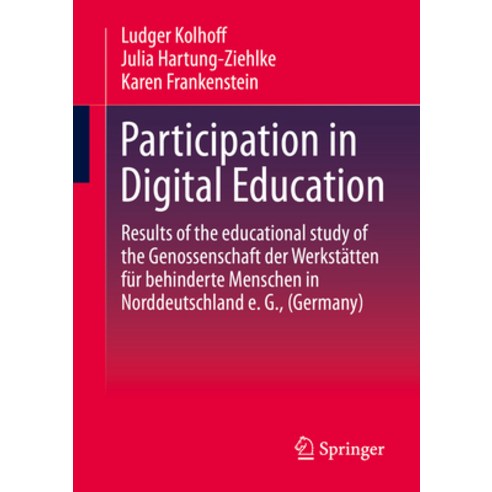 (영문도서) Participation in Digital Education: Results of the Educational Study of the Genossenschaft De... Paperback, Springer, English, 9783658406530