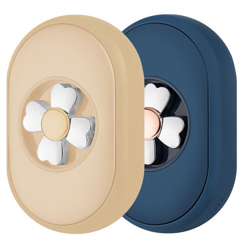 [1+1] 비즈 충전식 스피너 손난로 10000mAh 전기 전자 핫팩 대용량 손난로 보조배터리, 1+1 스피너 손난로 네이비