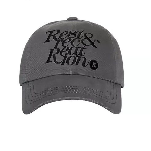 투니스 스타일리시 자수 야구모자, RR 그레이