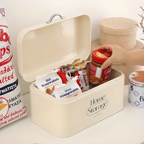 달팽이리빙 퀴진드마망 엘르 철제 보관함