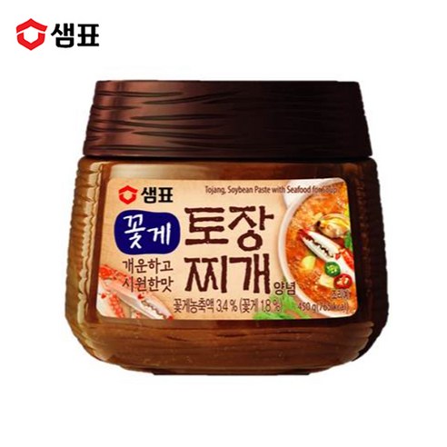 샘표 꽃게 토장 찌개양념, 450g, 1개