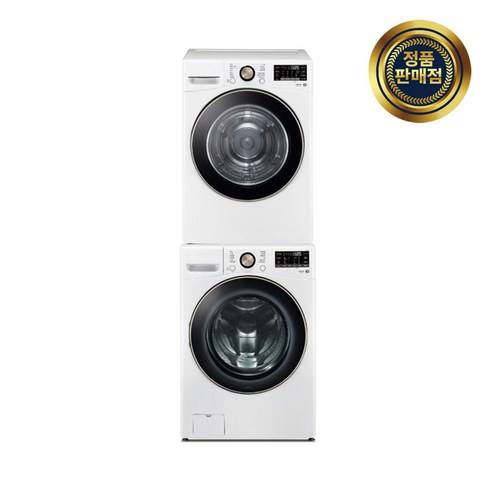 LG 트롬 세탁기 건조기세트 F19WDLP-8WL (F19WDLP+RH18WTLN) 19KG+18KG 1등급