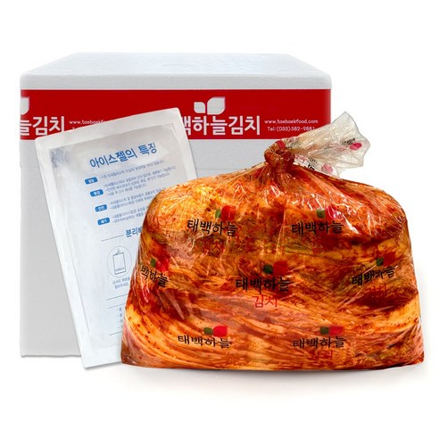 100% 국산 재료로 만든 밥도둑 김치, 태백하늘김치!