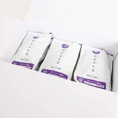 자연의 달콤함이 담긴 고당도 머루포도즙