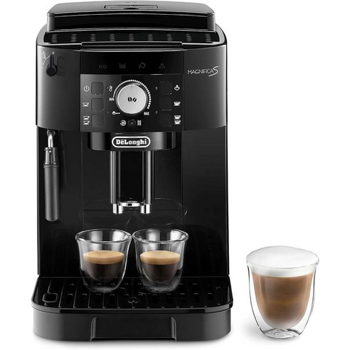 드롱기 마그니피카 DeLonghi Magnifica S ECAM11.112.B 커피머신, 블랙 크롬 드롱기커피머신 Best Top5