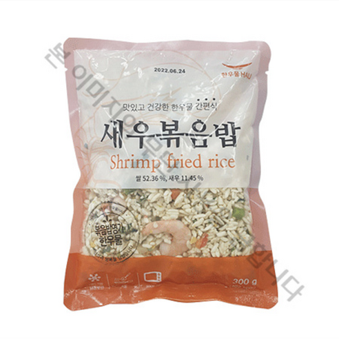 한우물 새우볶음밥 300g, 3개