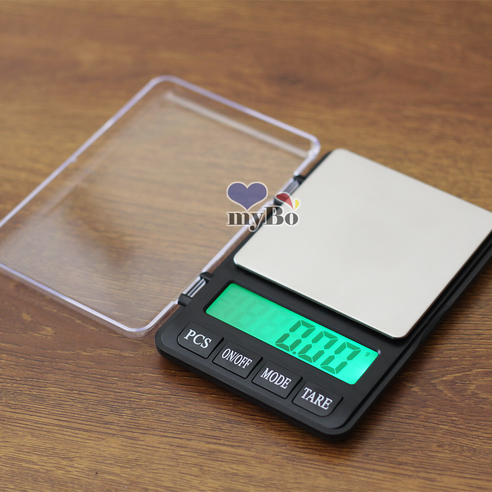 BOBOSCALE 초정밀저울 0.01g~1kg 주방저울 MH-999 타이머저울