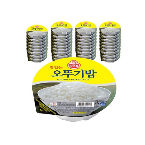 오뚜기 맛있는 오뚜기밥, 210g, 36개
