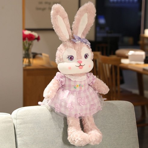 미피 꽃 봉제인형 꽃다발, 파란 포피 미피인형 12 봉제인형 토끼애착인형 대형 래빗 버니 포근한 선물 미피, 베이직, 65CM
