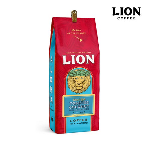 라이언 토스티드 코코넛 커피 (분쇄) 283g10oz, 283g, 1개