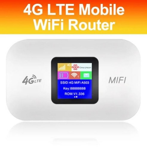 lte라우터 휴대용 와이파이 4G Lte 라우터 무선 와이파이 휴대용 모뎀 미니 소형 야외 핫스팟 포켓 Mifi 15, 01 4G LTE Router