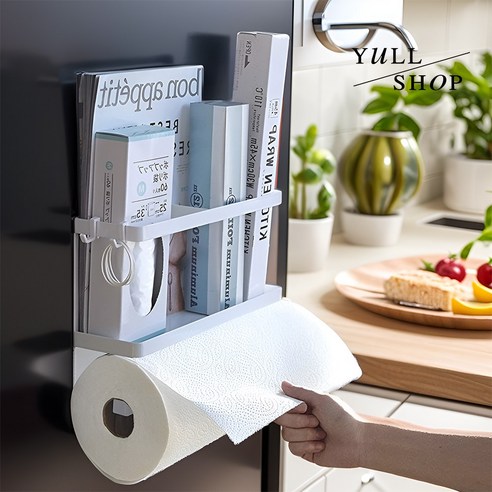 yullshop 냉장고 자석 선반 세탁기, 화이트, 1개
