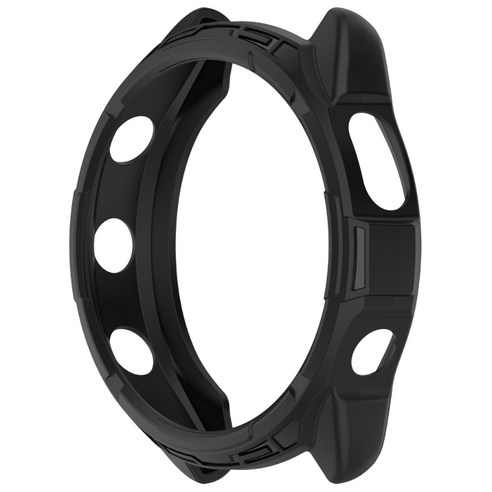 Garmin-Forerunner 965 스마트 워치 보호 케이스 경량 내구성 TPU- 하우징 보호 쉘 충격 방지 커버, 검은색