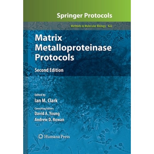 (영문도서) Matrix Metalloproteinase Protocols Paperback, Humana, English, 9781493956227