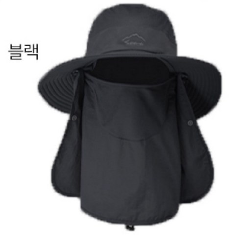 바이라이드 매쉬 등산모자 아웃도어캡, 블랙