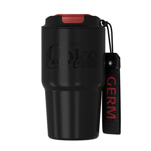 Germ 코크 로고 텀블러, 블랙, 590ml