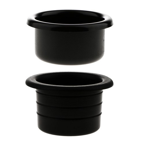 100mm/90mm Dia 컵 음료 병 홀더 브래킷 자동차 보트 RV 모터 홈, 설명, 블랙, 플라스틱