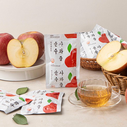 영주 사과의 순수함을 담은 건강한 선택, 청순한농부 사과즙