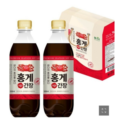 구룡포 홍게간장 500ml 2p, 2개