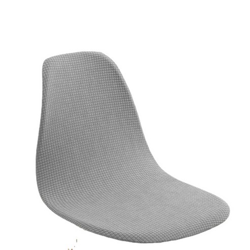 공급 Eames 스트레치 의자 커버 와플 미니멀리스트 테이블 의자 커버 책상 의자 커버, Eames방수실버 애쉬, 长宽50cm以内