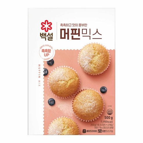 CJ 백설머핀믹스500g 제과/제빵믹스, 11세트