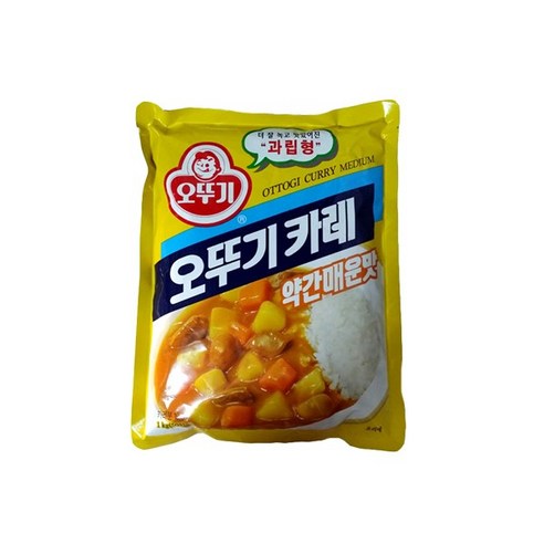 푸드) 오뚜기 카레(약간매운맛) 1kg(10ea)(1box), 1kg, 1개