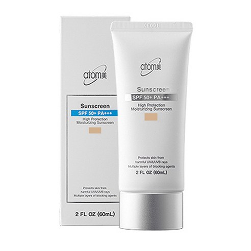 애터미 프리미엄 선크림 베이지 SPF 50+ 60ml, 2개입