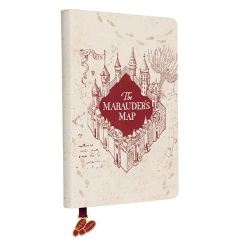 (영문도서) Harry Potter: Marauder's Map(tm) Journal with Ribbon Charm Paperback, Insights, English, 9798886630947