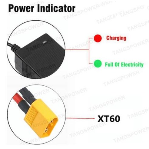 커넥터 리튬 42V 5A 배터리 포함 배터리 리튬 자전거 36V 10S 이온 팩 충전기 전기 DCXLRRCAGX16 5A 충전기 팬, 07 XT60_05 Korea 배터리/충전기