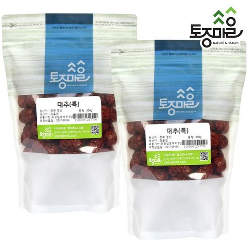 [KT알파쇼핑](토종마을)국산 대추 300g X 2개 말린대추