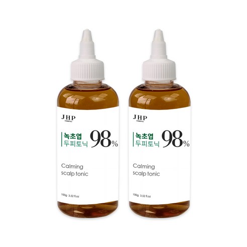 JHP 녹초엽 비듬 가려움제거 헤어토닉 100g 헤어에센스, 2개